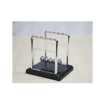 1 Adet Newton Beşiği Masa Üstü Kinetik Denge Dekoru, Balans Oyuncağı Ve Newton's Cradle Model Alk3800