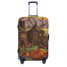 Balkabağı Kulübesi Bavul Kapağı Harry'nin Sihirli Uçuş Seyahat Eğlenceli Bagaj Malzemeleri Koruyucu