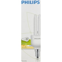 Philips 8w 42w 2700k Sarı Işık E14 Duylu İnce Duy Floresan Ampul