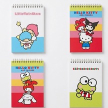 Hello Kitty And Friends A7 42 Yaprak Çizgili Spiralli 1 Bloknot 140100-13