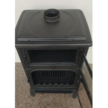 Dorello Döküm Soba Mf113 Model Yandan Camlı Fırınlı Model