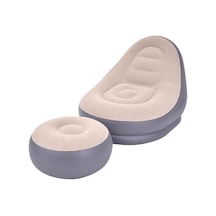 Tcherchi Çok Fonksiyonlu Şişme Koltuk Takımı Kahverengi