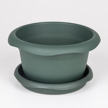 Veramaya Tabaklı Menekşe Saksı Yeşil 16X9 Cm No:2