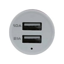 Hubrendy Çer Çift Usb Girişli 2.1 Amp Araç Çakmak Soketi