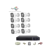 Hikvision 8 Kameralı Colorvu Kamera Sistemi