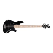 Cort Njs5 Bk Bass Gitar, 5 Telli, Çantalı, Siyah