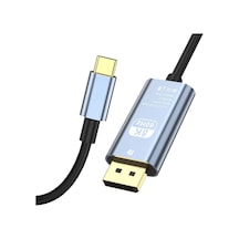 Type-c To Dp Kablo, 8k 60hz 200cm Yüksek Hızlı, Tip C To Displayport Kablo 2 Metre Uzunluğu Usb C Displayport 200cm Zr858