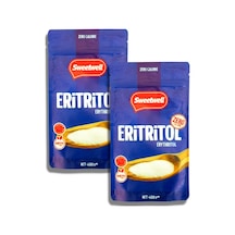 Sweetwell Eritritol Toz Tatlandırıcı Sıfır Kalori 400 Gr x 2 Adet