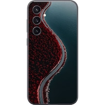 Samsung Galaxy S23 Uyumlu Sonbahar Yolu Baskılı Silikon Kılıf Renkli