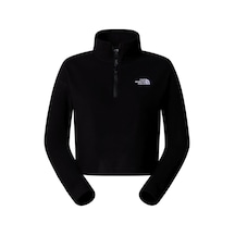 The North Face Kadın 100 Glacıer Cropped Yarım Fermuar Sweatshirt Nf0a855n4h01 001