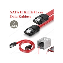 45Cm Hdd Optic Sata I / Ii Kilitli Data Kablo - 2 Adet