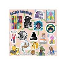 Bojack Horseman Sticker Seti Laptop Notebook Telefon Etiket Journal