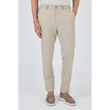 İmza Bej Esnek Yandan Cepli Casual Slim Fit Jogger Pantolon 1003250162 Bej