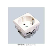 Marka 45x45 Mm Şebeke Priz 45