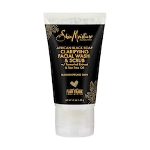 Shea Moısture Afrika Siyah Sabunu Yüz Yıkama Ve Peeling 43gr Acı Badem