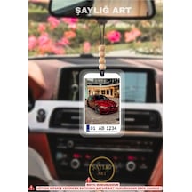 Kişiye Özel Fotoğraflı Araba Plaklaı Araç Dikiz Ayna Süsü Sevgiliye Hediyelik Aksesuar