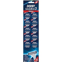 Derby Samurai3 Platinum Tıraş Bıçağı Kartela 10'lu