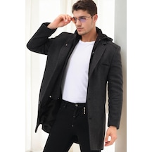 Plt9371 Dewberry Erkek Palto-diagonal Antrasıt Diagonal Antrasıt