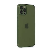 Apple iPhone Uyumlu - 12 Pro Max Kılıf Fly Lens Silikon - Yeşil