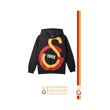 Galatasaray Lisanslı Büyük Logo Çocuk Sweat Siyah