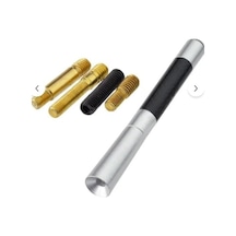Universal Alüminyum Karbon Fiber Otomobil Anten Çubuğu, Gri, Tam Fonksiyonlu, Güçlü Çekim Siya