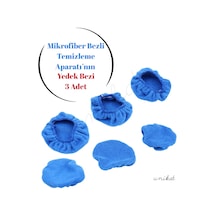 Yedek Mopu 3 Adet - Mikrofiber Bez Cam Temizleme Aparatı 1 Adet