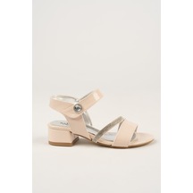 Kız Çocuk Taşlı Abiye Ayakkabı Siyah