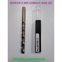 Würth 8mm Cobalt Hss Metal Delici Uç Krom Delici Uç Germany