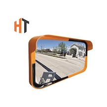 Trafik Güvenlik Aynası 40 X 60 Cm Sarı-siyah, Tümsek Ayna, Otopark Aynası