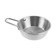 Sones 304 Paslanmaz Çelik Baharat Kasesi Restoran Pirinç Şarabı Atıştırmalık Servis Şişesi, Model: 10.5cm Saplı Gümüş