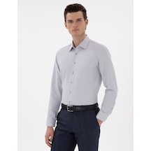 Pierre Cardin Erkek Gri Gömlek Desenli 50303375-vr024 Gri