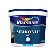 Marshall Silikonlu Mat Su Bazlı Silinebilir İç Cephe Boyası Bw Baz Beyaz 7,5 L 1 Adet