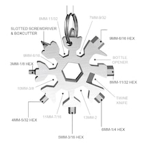 Çok Amaçlı Kar Tanesi Tornavida Seti18 İn 1