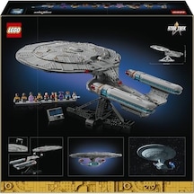 Star Trek: U.s.s. Enterprise Ncc-1701-d 10356 Yetişkinler İçin Ayrılabilir Komuta Dairesi, 2 Mini Mekik Kapsülü Ve Açılı Sergileme Standı İçeren Yaratıcı Model Yapım Seti 3600 Parça