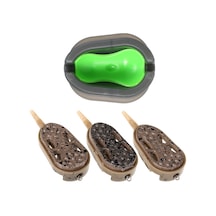 3 Adet Balıkçılık Besleyici Kalıp Hızlı Bırakma Kalıpları Sazan Balıkçılık Yem Tutucu Aracı, Seçenekler 40 & 50 & 60g