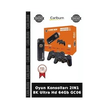 Özel Üretim Oyun Konsolları 2ın1 8k Ultra Hd 64gb Gc06 Çocuk Kutu Siyah