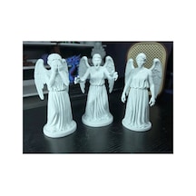 3 Lü Gotik Melek Figürü