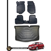 Hyundai İ20 3d Havuzlu Paspas 2014-2019 + Bagaj Havuzu İkili Set