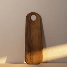 Vivi Ceviz Ahşap Kesme & Sunum Tahtası 60x21,5x1.8 Cm