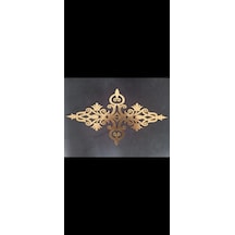 Dekoratif Gold Yapışkanlı Aynalı Plexi Mobilya Dolap Süsü 30x40 Altın