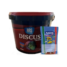 Discus 3 Kg Kova ve Cichlid Mix Granules 860gr Poşet Balık Yemi