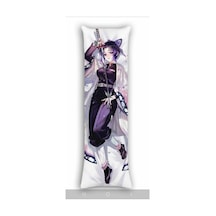 Anime Demon Slayer- Shinobu Kocho 2 No Desenli Sarılma Yastığı Hugging Pillow Kılıfı Çok Renkli