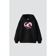Tarzsokak Joker&harley Baskılı Oversize Unisex Premium Siyah