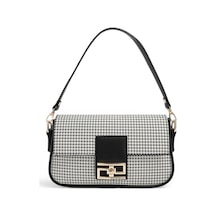 Silver & Polo Kadın Omuz & Çapraz Çantası Sp1179 Ekose-siyah