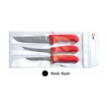 Ivo 41005 Europrofessional 3lü Siyah Kasap Bıçağı Seti