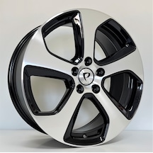 5x112 18 İnç Et.49 Cb.57.1 Black Machıned Jant Vw Seat Skoda Uyumlu 1 Takım 4 Adet