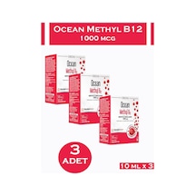 Ocean Methyl B12 1000 Mg 10 ML Sprey 3 Adet