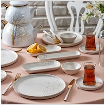 Neva N3219 Çınar Naturel 26 Parça Yemek Takımı