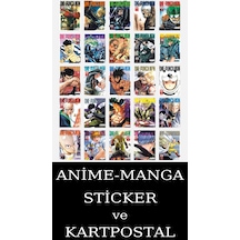 One Punch Man 1-25 Eksiksiz Manga Seti 25 Kitap / Tek Yumruk / Anime-manga Sticker Ve Kartpostal