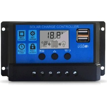 Monyee 100a Akıllı Güneş Enerji Kontrolörü, 12v/24v Otomatik Uyum, Şarj-deşarj Yönetimi, Usb Çıkışı, Ev Ve Güneş Sistemi İçin